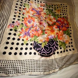 oscar rossa silk scarf